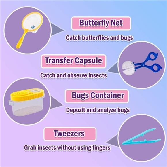 Outdoor Explorer Set - Bug Catching Kit Nature Exploration Children Outdoor Game - Picture 4 of 7